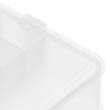 Desktop Organizer Box Data Cable Storage Case Plastic Book Design Home Decoration for Line Earbud Transparent
