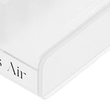 Desktop Organizer Box Data Cable Storage Case Plastic Book Design Home Decoration for Line Earbud Transparent