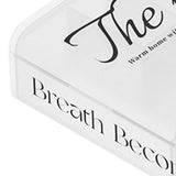 Desktop Organizer Box Data Cable Storage Case Plastic Book Design Home Decoration for Line Earbud Transparent - Extra Image