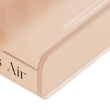 Desktop Organizer Box Data Cable Storage Case Plastic Book Design Home Decoration for Line Earbud Translucent Pink