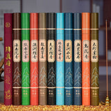 11 Sets Incense Sticks Natural Herbs Wormwood Incense Repellent Sticks for Night Sleeping Meditation