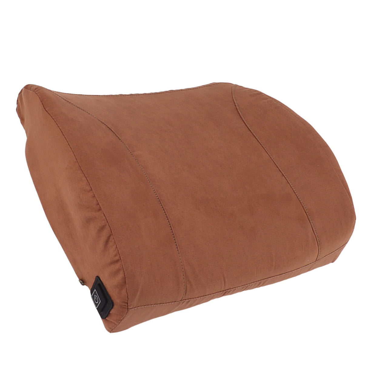Khaki Portable Heating Waist Cushion USB Port 3 Adjustable Temperature Heating Lumbar Support Cushion