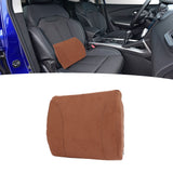 Khaki Portable Heating Waist Cushion USB Port 3 Adjustable Temperature Heating Lumbar Support Cushion