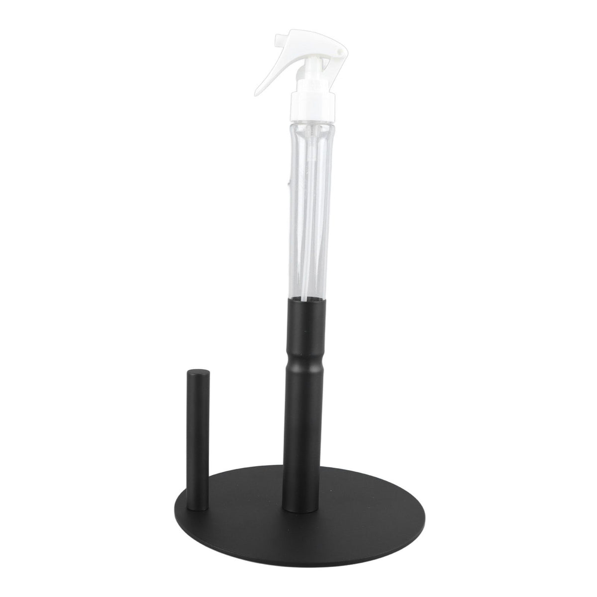 Paper Towel Holder Spray Bottle Standing Paper Tissue Roll Rack for Kitchen Bathroom