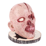 Knife Holder Head Horrr Skull Knife Storage Rack for Halloween Home Decor Kitchen Ornament