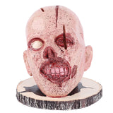 Knife Holder Head Horrr Skull Knife Storage Rack for Halloween Home Decor Kitchen Ornament