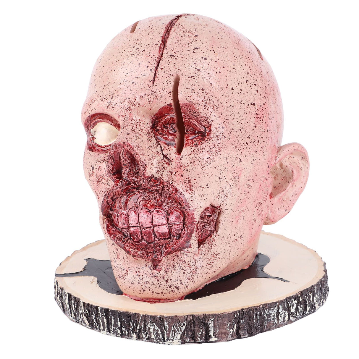 Knife Holder Head Horrr Skull Knife Storage Rack for Halloween Home Decor Kitchen Ornament