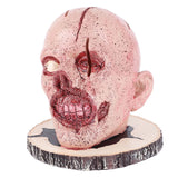 Knife Holder Head Horrr Skull Knife Storage Rack for Halloween Home Decor Kitchen Ornament
