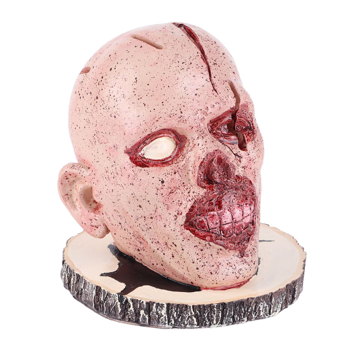 Knife Holder Head Horrr Skull Knife Storage Rack for Halloween Home Decor Kitchen Ornament