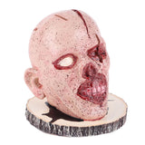 Knife Holder Head Horrr Skull Knife Storage Rack for Halloween Home Decor Kitchen Ornament