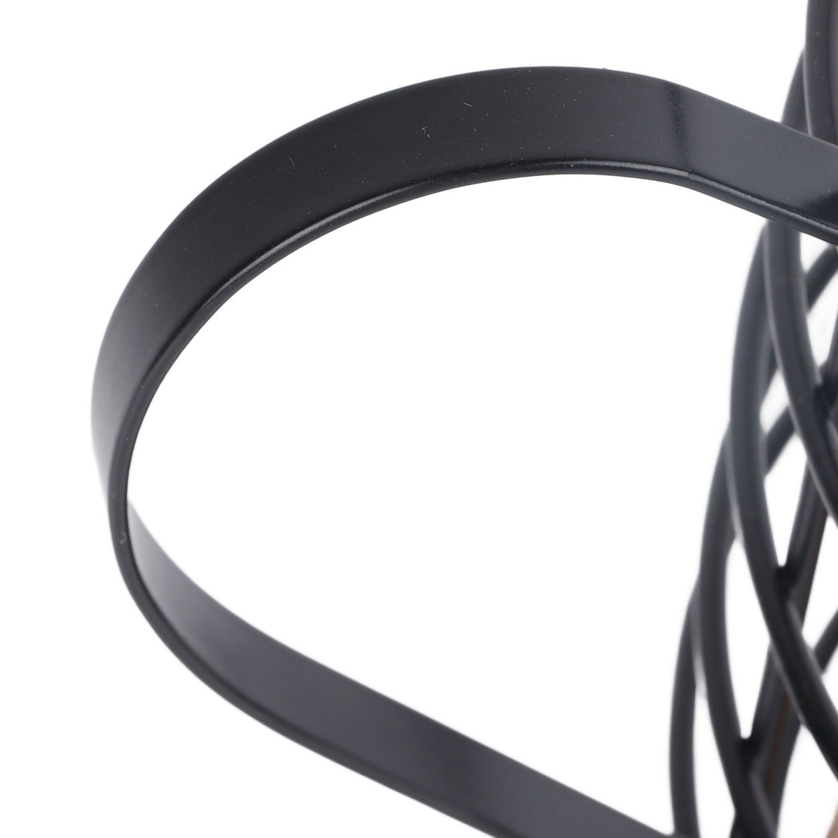 Coffee Capsule Storage Basket Cup Shape Black Iron and Pine Coffee Pod Holder for Coffee Bar Counter
