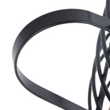 Coffee Capsule Storage Basket Cup Shape Black Iron and Pine Coffee Pod Holder for Coffee Bar Counter - Extra Image