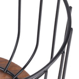 Coffee Capsule Storage Basket Cup Shape Black Iron and Pine Coffee Pod Holder for Coffee Bar Counter - Extra Image
