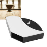 Coffee Filter Holder Hangable Coffee Filter Paper Rack Acrylic Coffee Paper Storage Container Stand V Shape