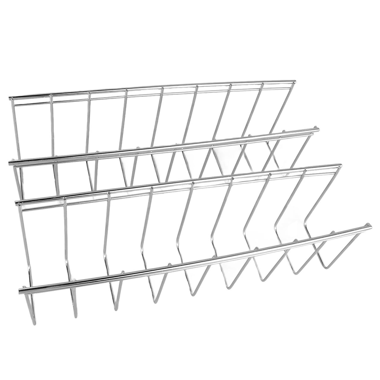 2Pcs Pot Lid Organizer Kitchen Stainless Steel Drainer Commodity Shelf Tabletop Bowl Dish Storage Rack
