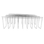2Pcs Pot Lid Organizer Kitchen Stainless Steel Drainer Commodity Shelf Tabletop Bowl Dish Storage Rack