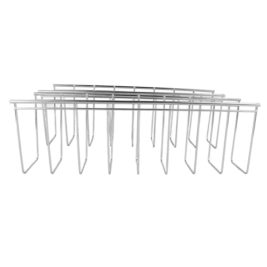 2Pcs Pot Lid Organizer Kitchen Stainless Steel Drainer Commodity Shelf Tabletop Bowl Dish Storage Rack