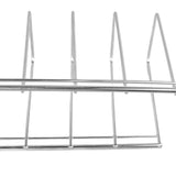 2Pcs Pot Lid Organizer Kitchen Stainless Steel Drainer Commodity Shelf Tabletop Bowl Dish Storage Rack - Extra Image