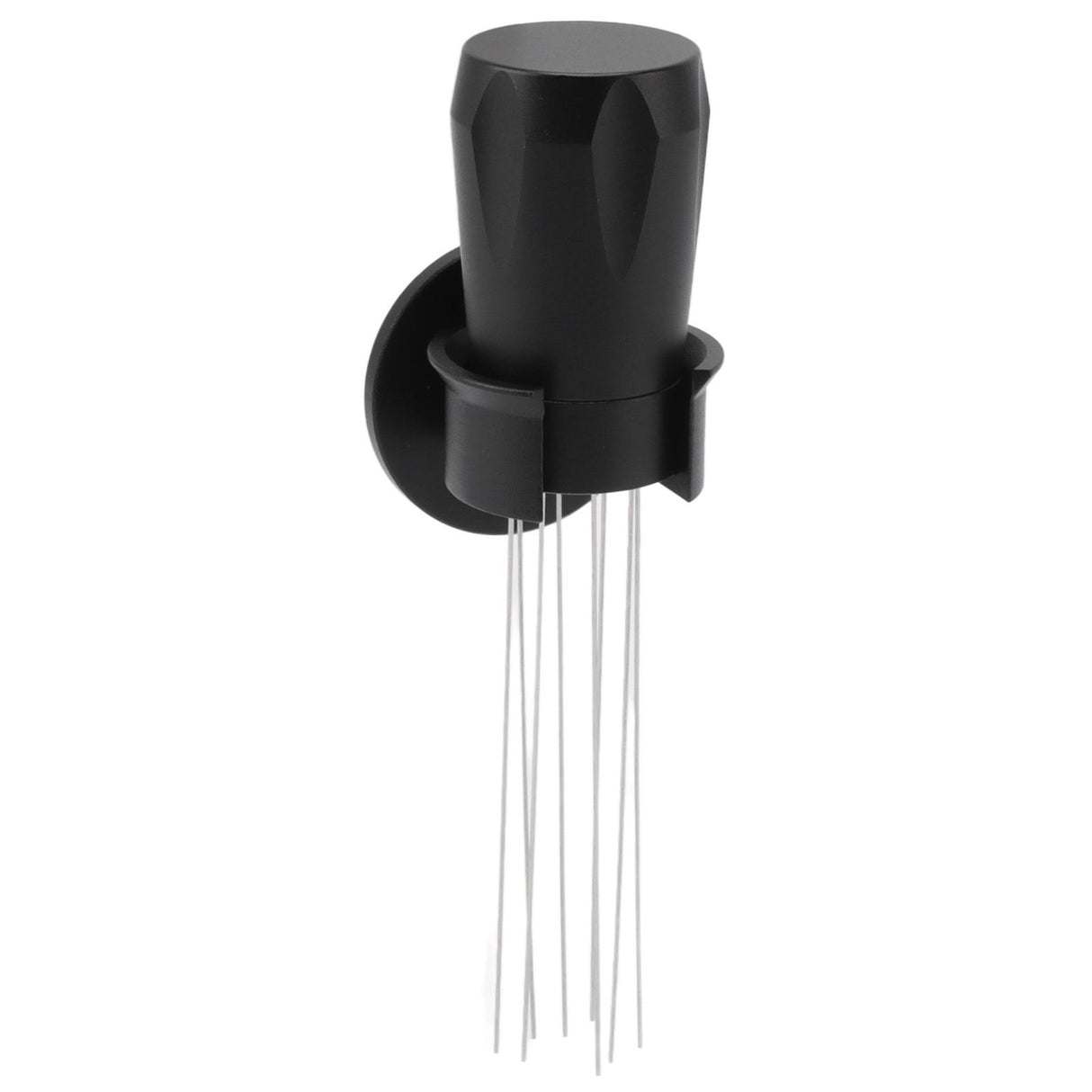 Coffee Distribution Tool Non Stick Black Aluminum Alloy Stainless Steel Coffee Stirring Tamper for Coffee Making
