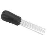 Coffee Distribution Tool Non Stick Black Aluminum Alloy Stainless Steel Coffee Stirring Tamper for Coffee Making