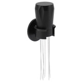 Coffee Distribution Tool Non Stick Black Aluminum Alloy Stainless Steel Coffee Stirring Tamper for Coffee Making