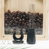 Coffee Distribution Tool Non Stick Black Aluminum Alloy Stainless Steel Coffee Stirring Tamper for Coffee Making - Extra Image