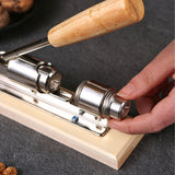Nut Opener Comfortable Handle Mechanical Desktop Manual Whole Grain Peeling Walnut Clip Opener Cracker