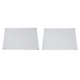 15.7 X 11.8in Magnetic Dry Erase Calendar Acrylic Clear Planner Board For Fridge Refrigerator Weekly Plan Board + Blank Board