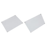 15.7 X 11.8in Magnetic Dry Erase Calendar Acrylic Clear Planner Board For Fridge Refrigerator Weekly Plan Board + Blank Board