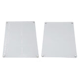 15.7 X 11.8in Magnetic Dry Erase Calendar Acrylic Clear Planner Board For Fridge Refrigerator Weekly Plan Board + Blank Board