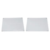 15.7 X 11.8in Magnetic Dry Erase Calendar Acrylic Clear Planner Board For Fridge Refrigerator Weekly Plan Board + Blank Board