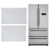 15.7 X 11.8in Magnetic Dry Erase Calendar Acrylic Clear Planner Board For Fridge Refrigerator Weekly Plan Board + Blank Board - Extra Image