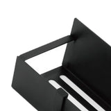 Fridge Spice Rack Magnetic with Hook Hanging Seasoning Holder Rack for Kitchen Storage Black 29.5x9.5x5cm / 11.6x3.7x2.0in - Extra Image