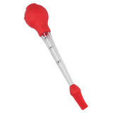 Turkey Baster Needle with Sauce Brush Barbecue Oil Drip Seasoning Tube Tools Sauce Needle Red - Low Angle