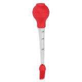 Turkey Baster Needle with Sauce Brush Barbecue Oil Drip Seasoning Tube Tools Sauce Needle Red - Extra Image