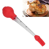 Turkey Baster Needle with Sauce Brush Barbecue Oil Drip Seasoning Tube Tools Sauce Needle Red - Extra Image