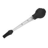Turkey Baster Needle with Sauce Brush Barbecue Oil Drip Seasoning Tube Tools Sauce Needle Black - Side View