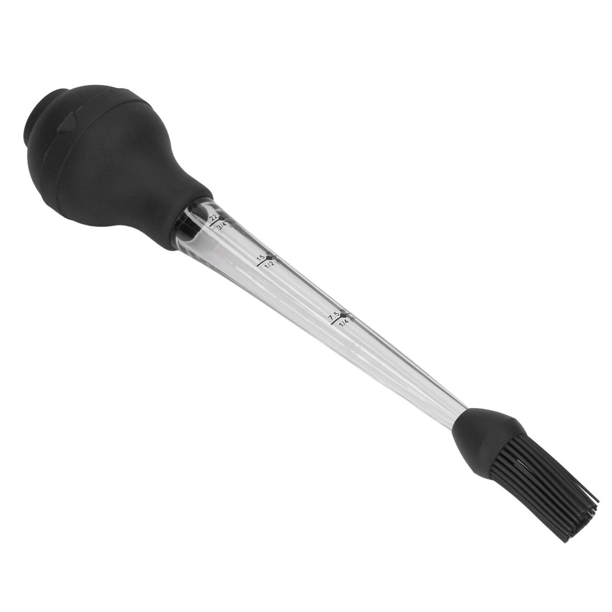 Turkey Baster Needle with Sauce Brush Barbecue Oil Drip Seasoning Tube Tools Sauce Needle Black