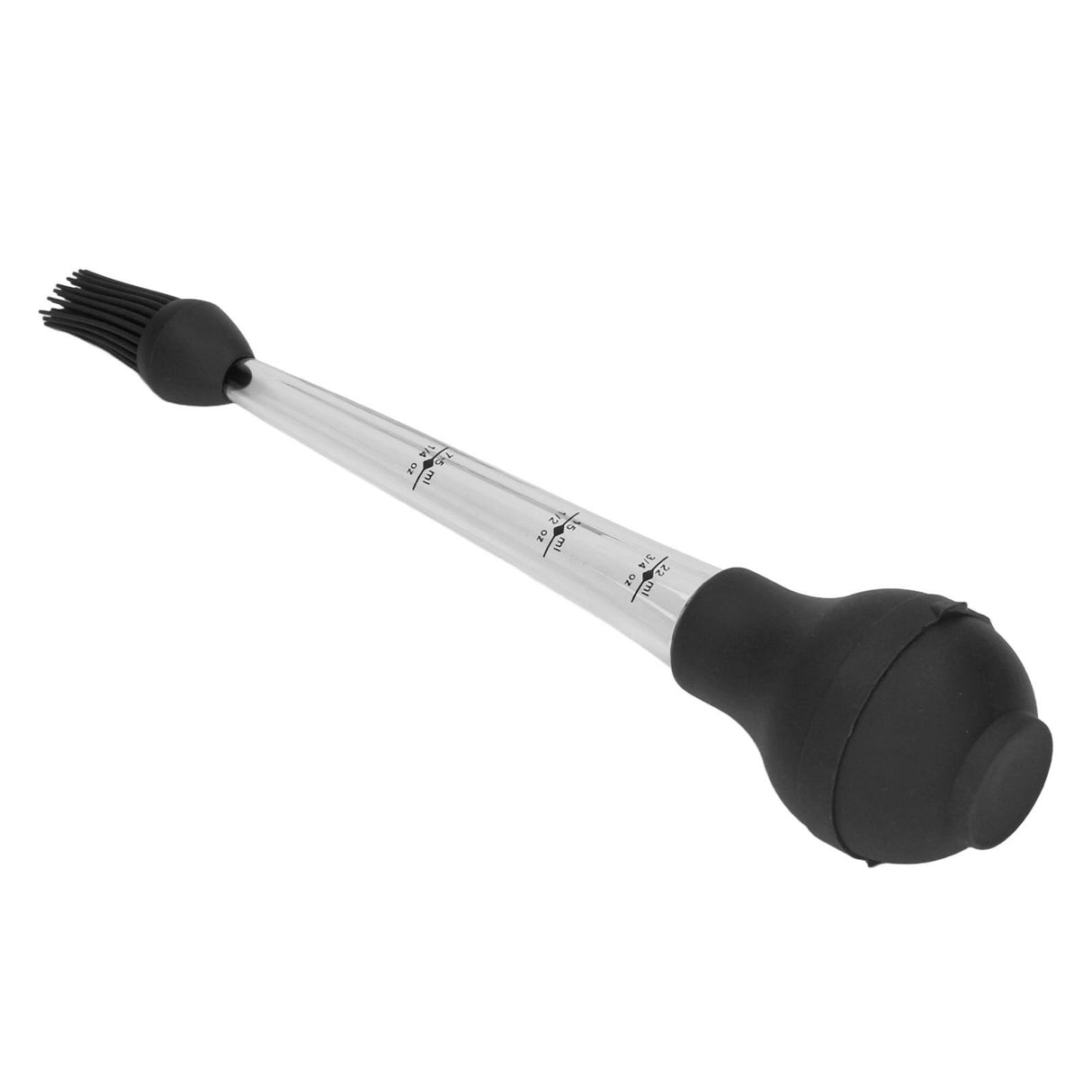 Turkey Baster Needle with Sauce Brush Barbecue Oil Drip Seasoning Tube Tools Sauce Needle Black