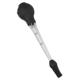 Turkey Baster Needle with Sauce Brush Barbecue Oil Drip Seasoning Tube Tools Sauce Needle Black - Low Angle