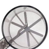 Flour Sifter Sieve PP Transparent Adjustable Fine Mesh One Hand Operation Powder Sifter Sieve for Kitchen Baking Single Layer - Extra Image