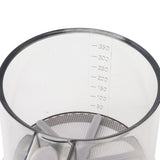 Flour Sifter Sieve PP Transparent Adjustable Fine Mesh One Hand Operation Powder Sifter Sieve for Kitchen Baking Single Layer - Extra Image