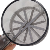 Flour Sifter Sieve PP Transparent Adjustable Fine Mesh One Hand Operation Powder Sifter Sieve for Kitchen Baking Double Layer