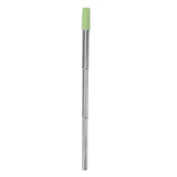 Collapsible Stainless Steel Drinking Straw Reusable Metal Straw with Cleaning Brush for Travel Work Green