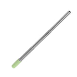Collapsible Stainless Steel Drinking Straw Reusable Metal Straw with Cleaning Brush for Travel Work Green - Extra Image