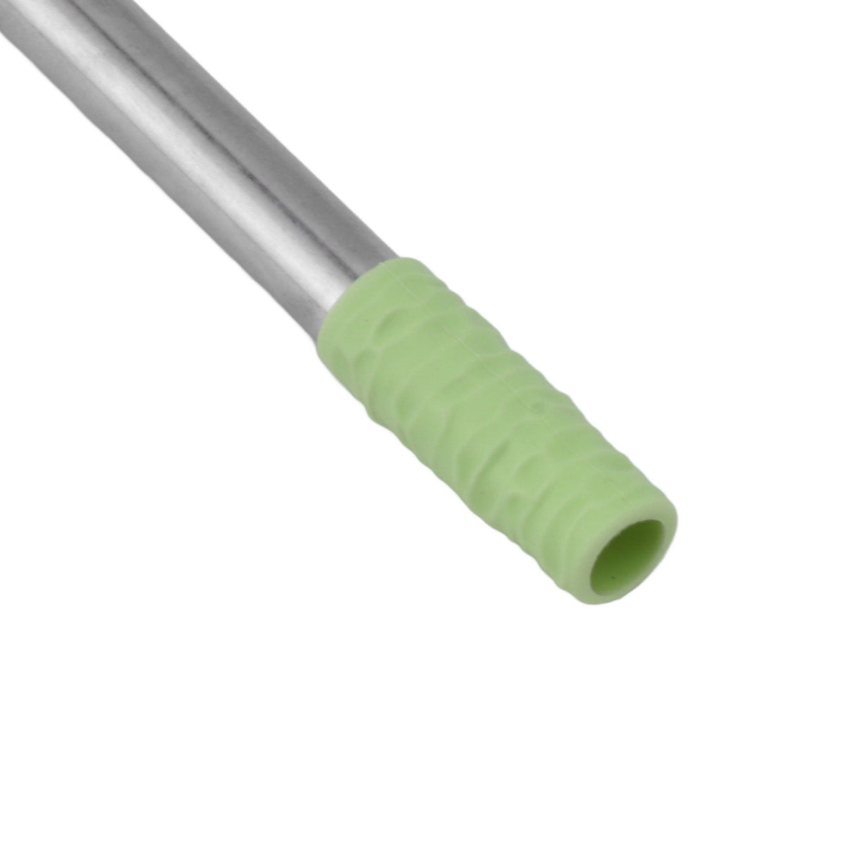 Collapsible Stainless Steel Drinking Straw Reusable Metal Straw with Cleaning Brush for Travel Work Green