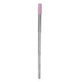 Collapsible Stainless Steel Drinking Straw Reusable Metal Straw with Cleaning Brush for Travel Work Purple