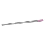 Collapsible Stainless Steel Drinking Straw Reusable Metal Straw with Cleaning Brush for Travel Work Purple
