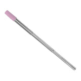 Collapsible Stainless Steel Drinking Straw Reusable Metal Straw with Cleaning Brush for Travel Work Purple