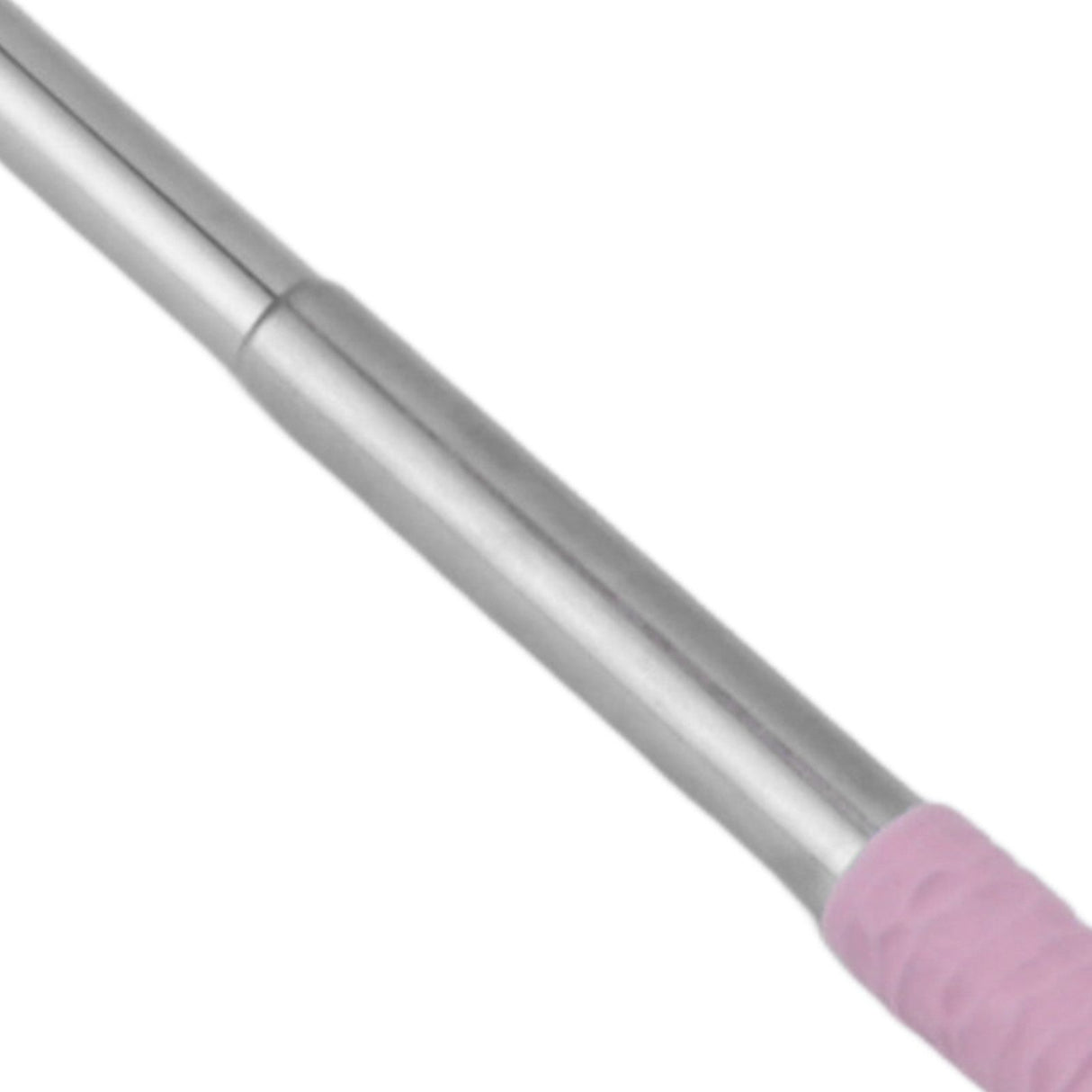 Collapsible Stainless Steel Drinking Straw Reusable Metal Straw with Cleaning Brush for Travel Work Purple